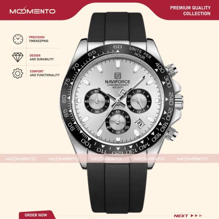 Naviforce 8054 - Black White