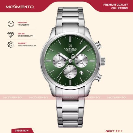 Naviforce 8076 - Silver Green